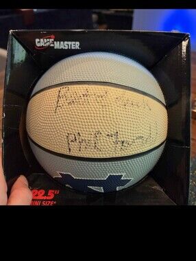 Best Wishes Phil Ford UNC Themed Basketball Autograph